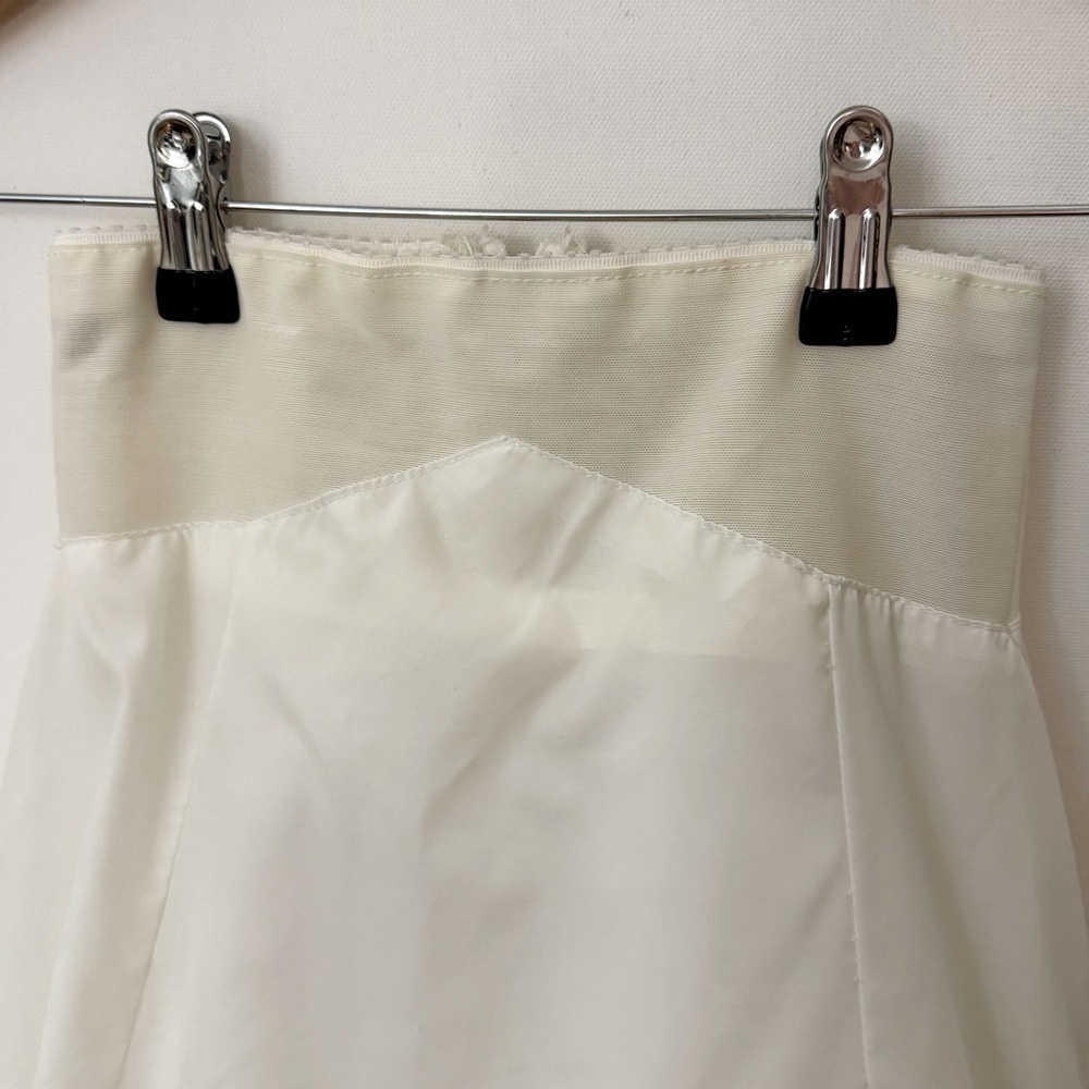 Ivory Crinoline Petticoat Ruffle Volume Maxi Length - Picture 4 of 12